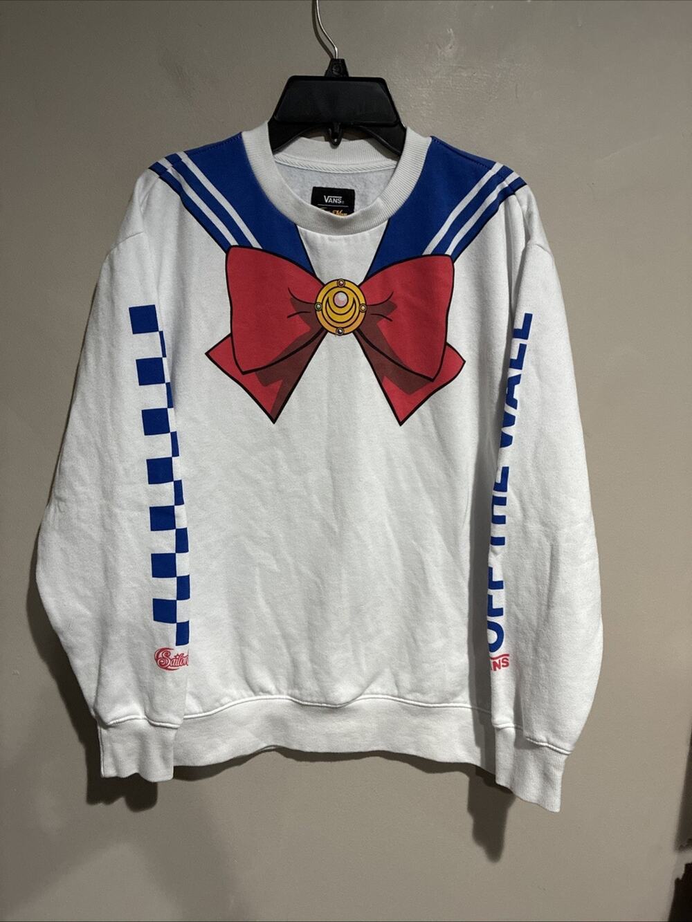 VANS x Pretty Guardian Sailor Moon Collaboration Sweatshirt Long Sleeve Anime XS